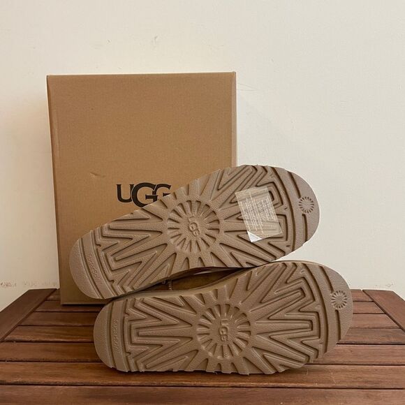 UGG Classic Mini Side Logo II Chestnut Women Size 7 - Picture 8 of 15